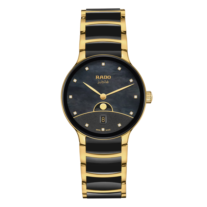Rado Centrix Stainless Steel with Yellow Gold PVD for Women R30233942