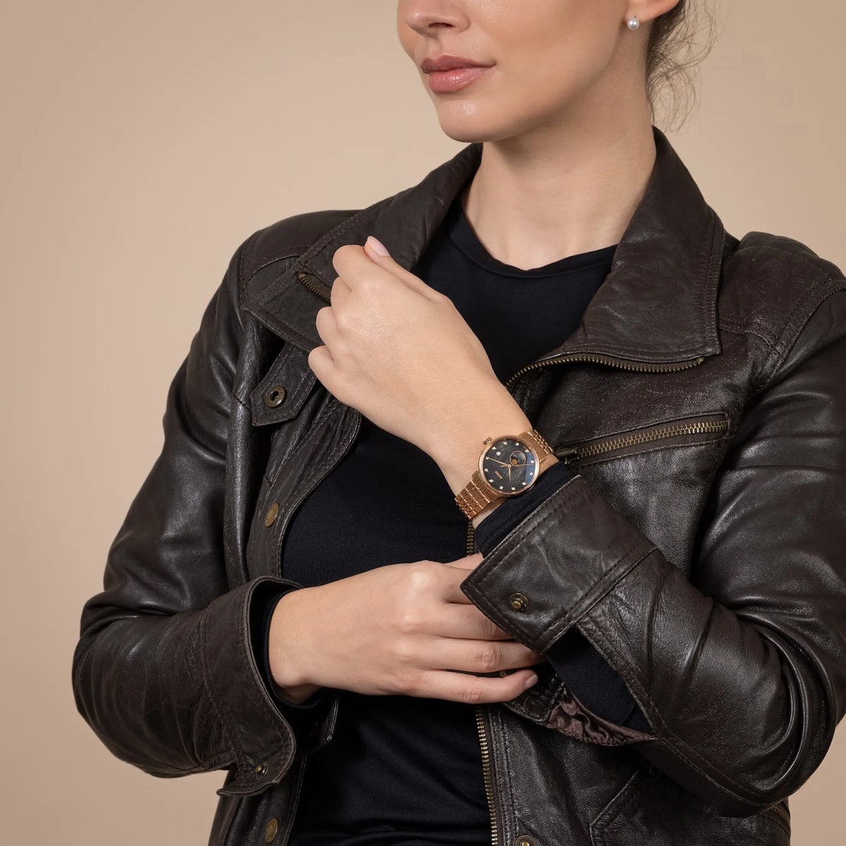 Rado La Coupole Stainless Steel Rose Gold for Women R22884903