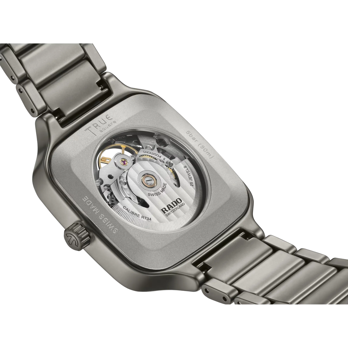 Rado True Square Plasma High-Tech Ceramic for Unisex R27196152