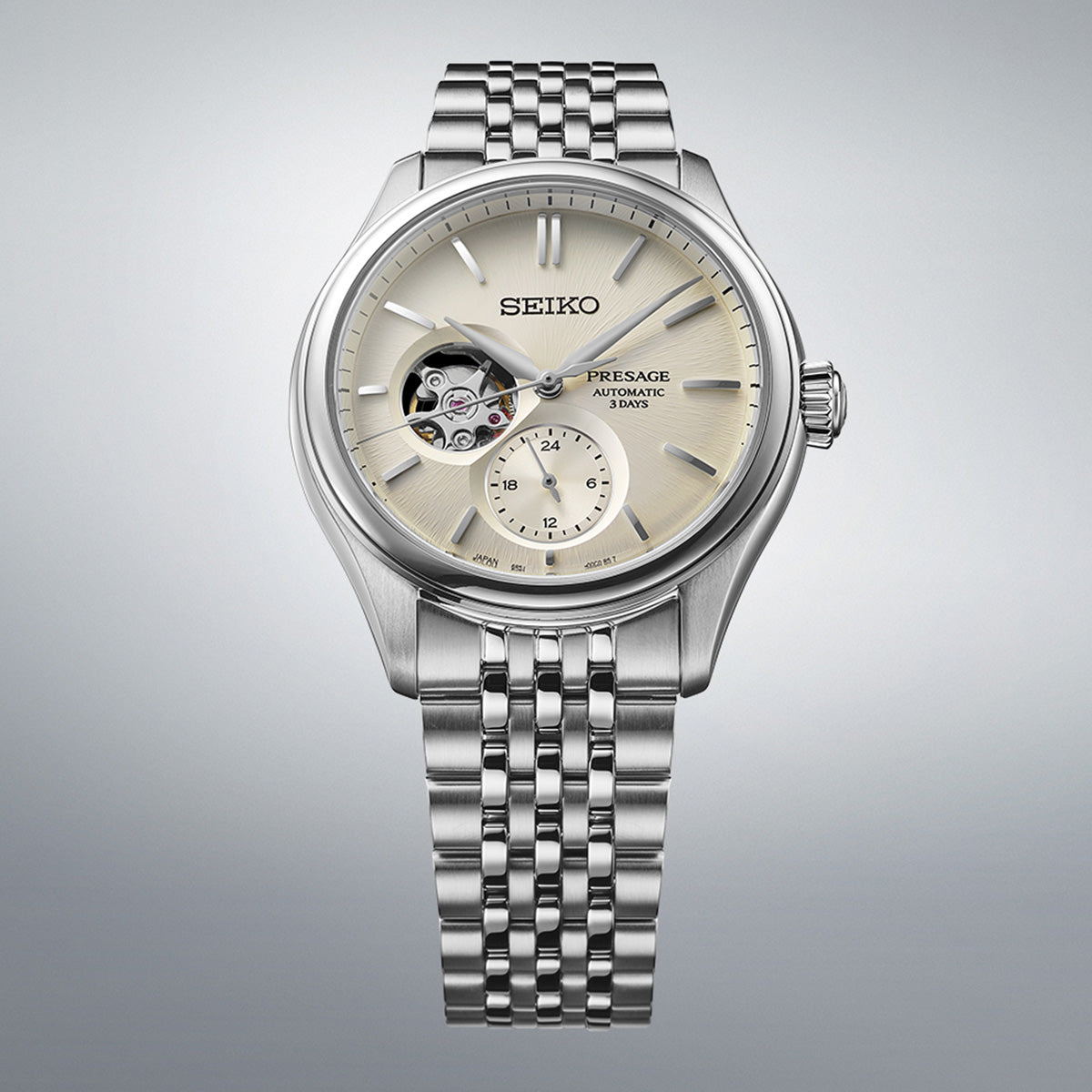 Seiko Presage Classic Series Shiro-iro Open heart SPB469J1