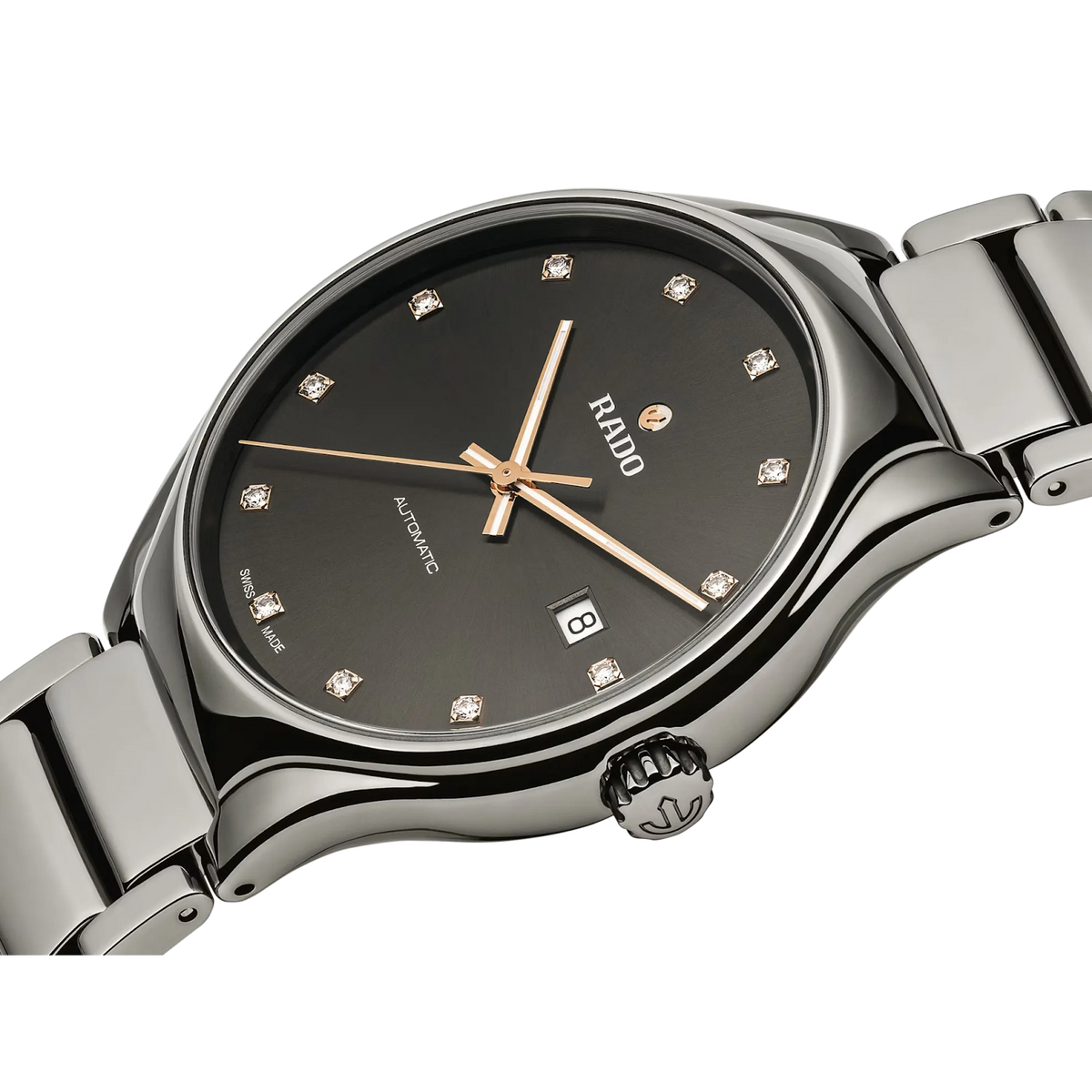 Rado True Round Plasma High-Tech Ceramic & Titanium for Unisex R27057732
