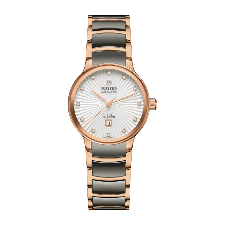 Rado Centrix Stainless Steel with Rose Gold PVD for Unisex R30019742