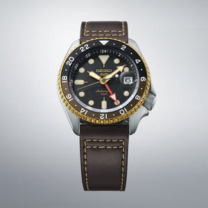 Seiko 5 Sports SKX GMT in Mocha