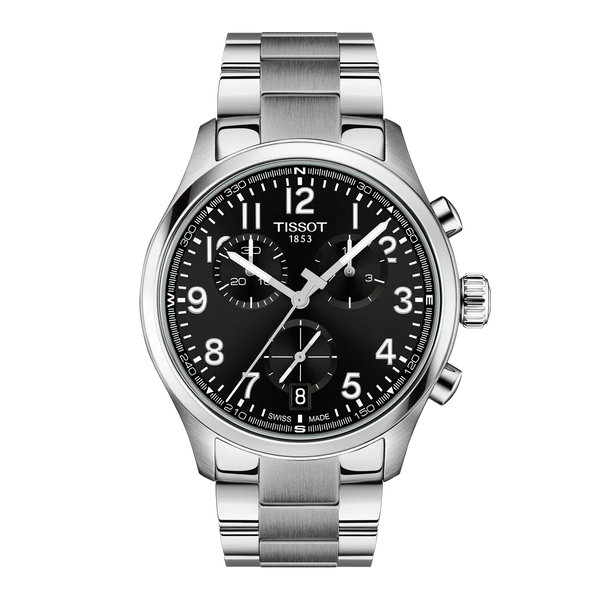 Tissot Chrono XL Classic 316L stainless steel case for Men T1164171105200