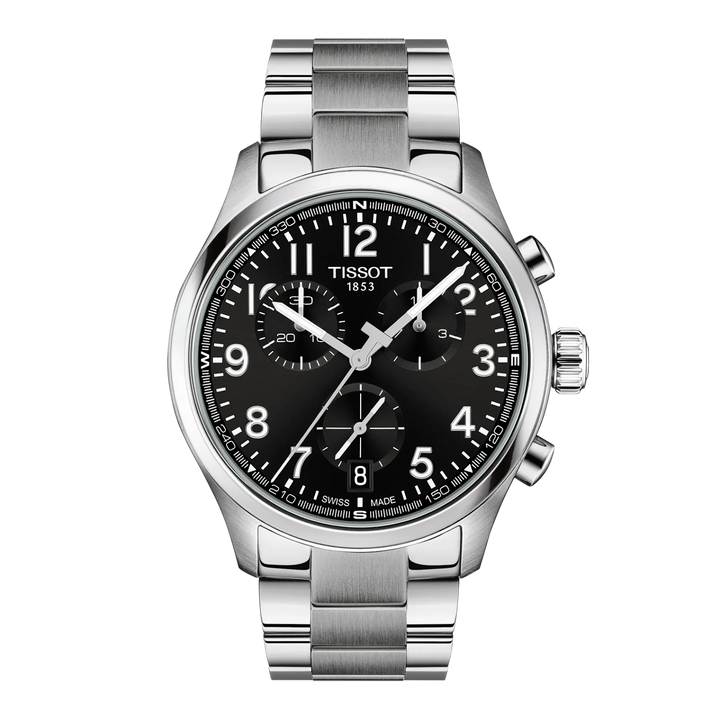 Tissot Chrono XL Classic 316L stainless steel case for Men T1164171105200