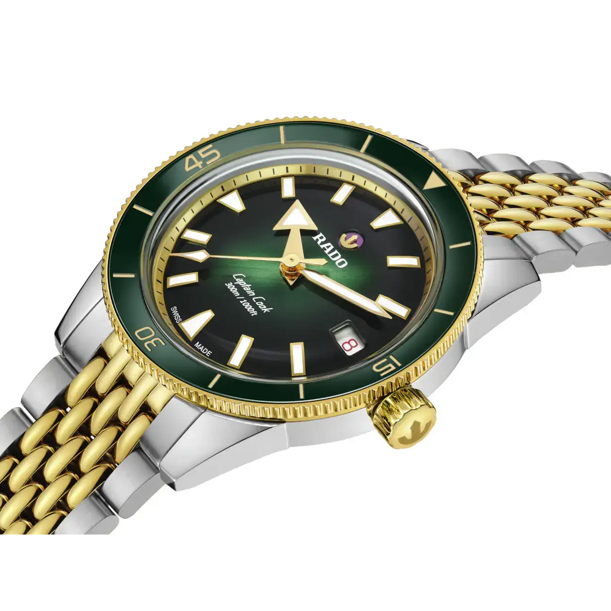 Rado Captain Cook Stainless Steel Yellow Gold for Men R32225313