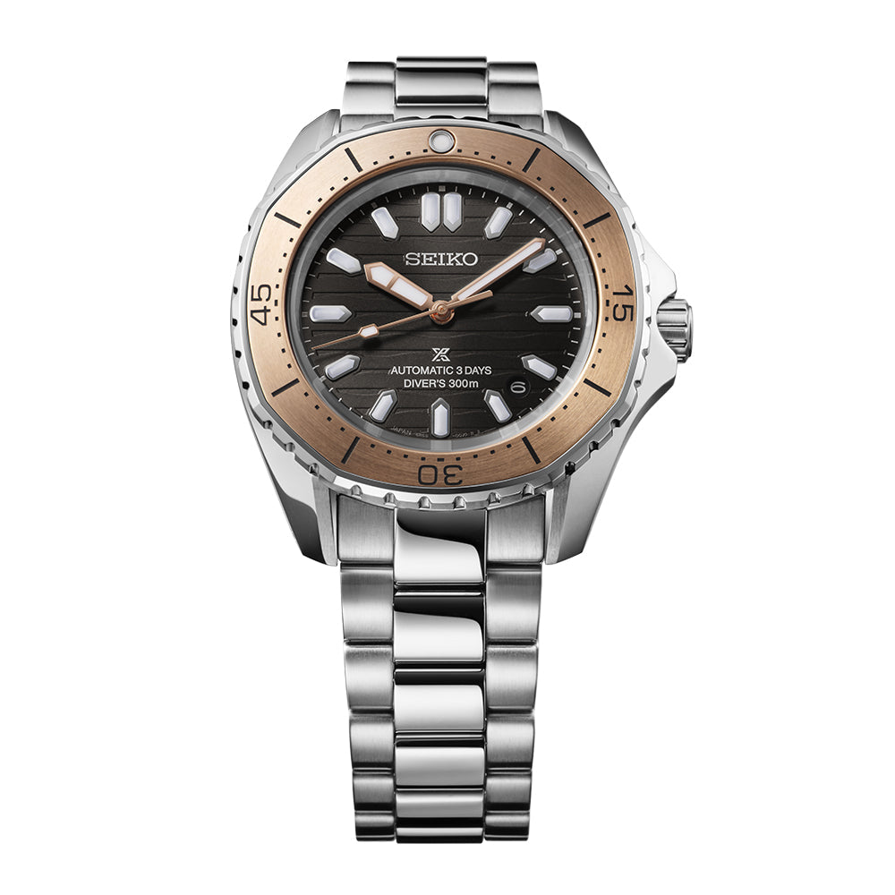 Seiko Prospex Diver’s Watch – Polygonal in Ocean grey & bronze tone
