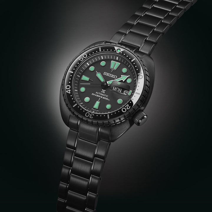 Prospex ‘Black Series’ ‘Night Vision’ Turtle Diver’s watch