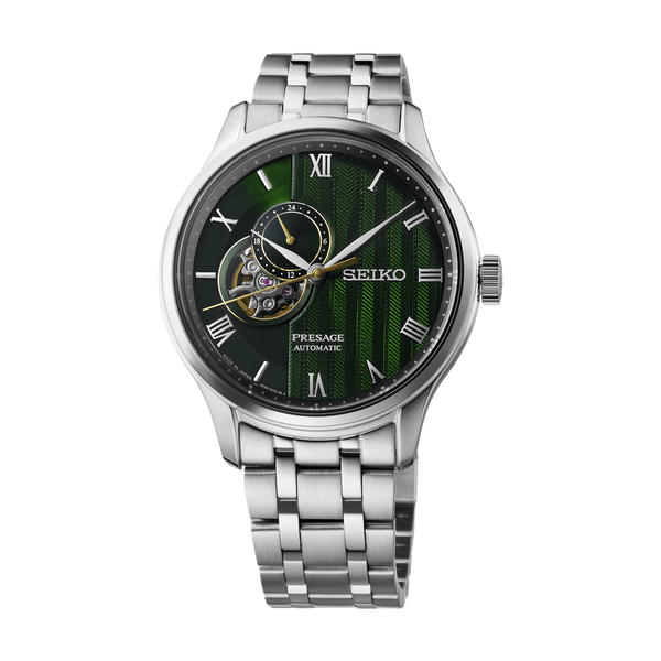 Seiko Presage ‘Japanese Zen Gardens’ in Fern green
