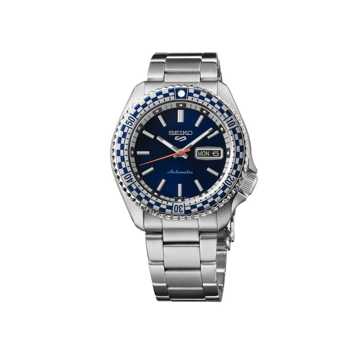Seiko 5 Sports Petrol Blue ‘Checker Flag’ Special Edition