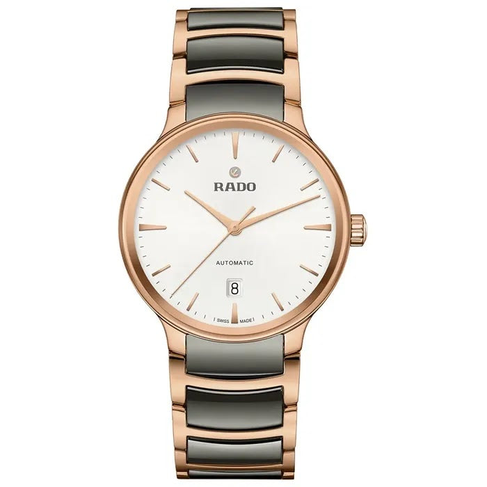 Rado Centrix Stainless Steel with Rose Gold PVD for Men R30017012
