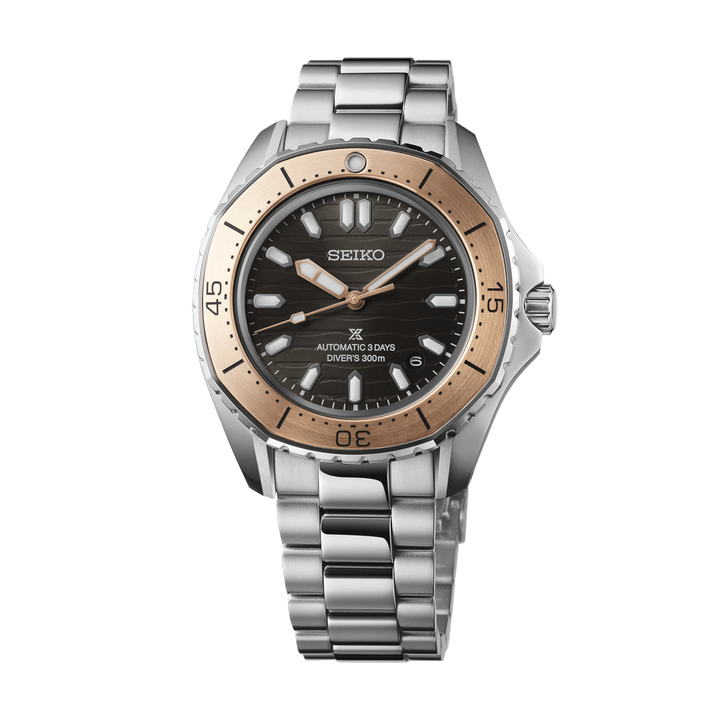 Seiko Prospex Diver’s Watch – Polygonal in Ocean grey & bronze tone