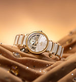 Rado Centrix Stainless Steel with Rose Gold PVD for Women R30029922