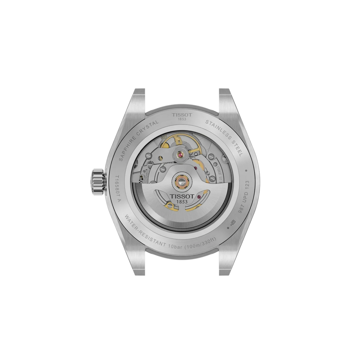 Tissot Gentlemen 316L stainless steel case for Unisex T1658071103100