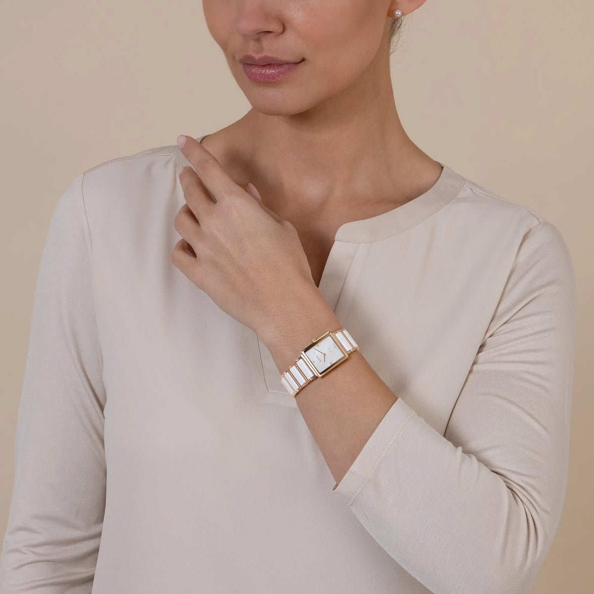 Rado Integral Stainless Steel with Rose Gold PVD for Women R20251902