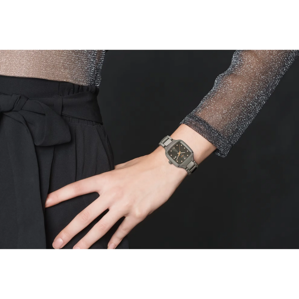 Rado True Square Plasma High-Tech Ceramic & Titanium for Women R27079702