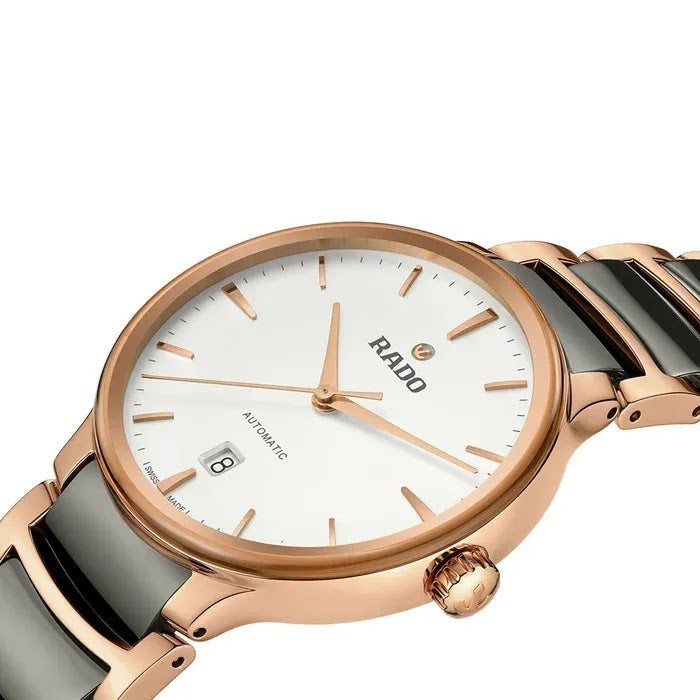 Rado Centrix Stainless Steel with Rose Gold PVD for Men R30017012