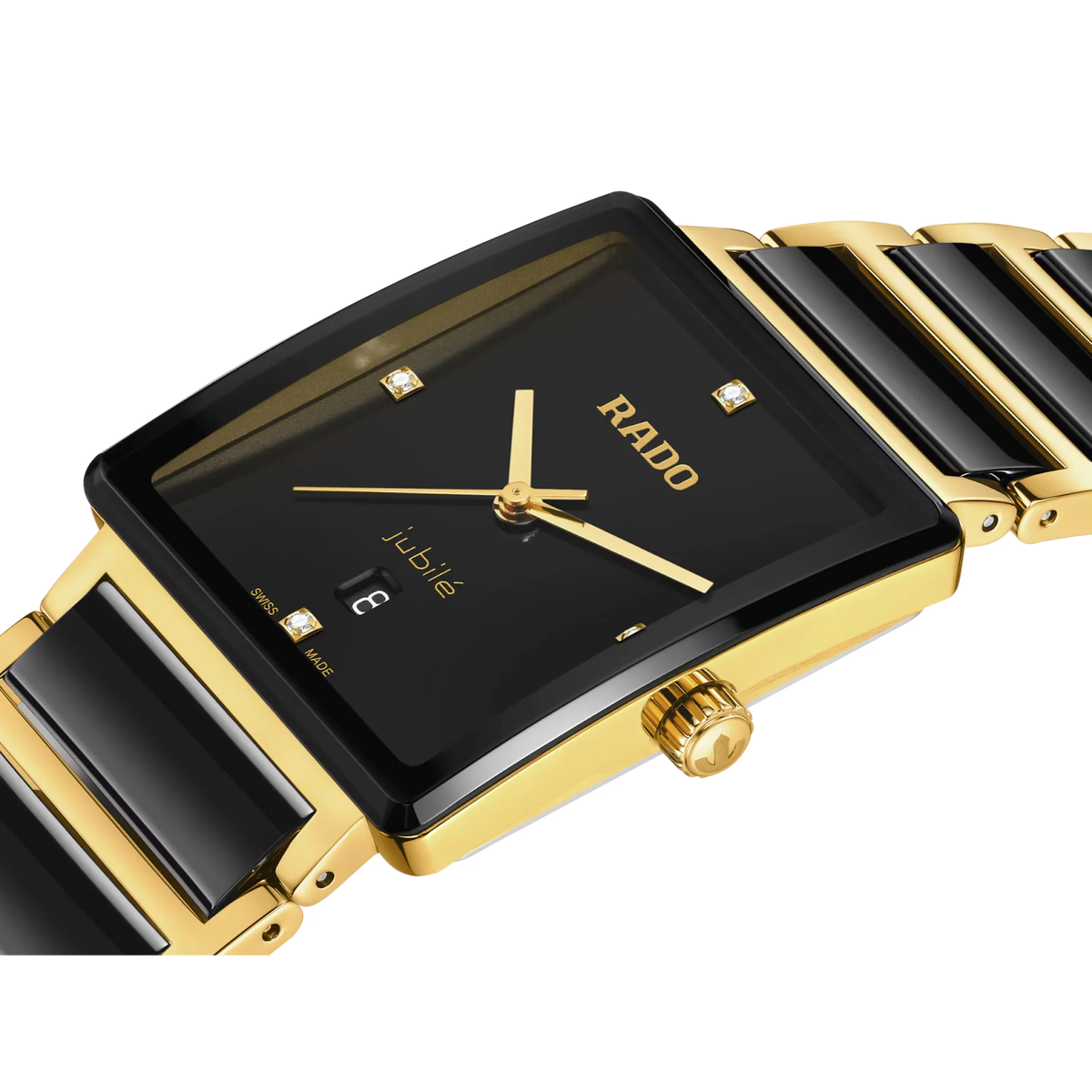 Rado Integral Stainless Steel with Yellow Gold PVD for Women R20256712