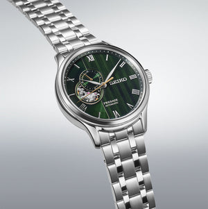 Seiko Presage ‘Japanese Zen Gardens’ in Fern green