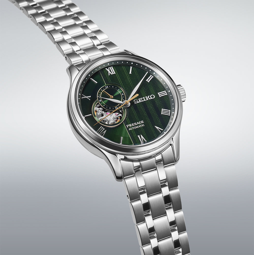 Seiko Presage ‘Japanese Zen Gardens’ in Fern green