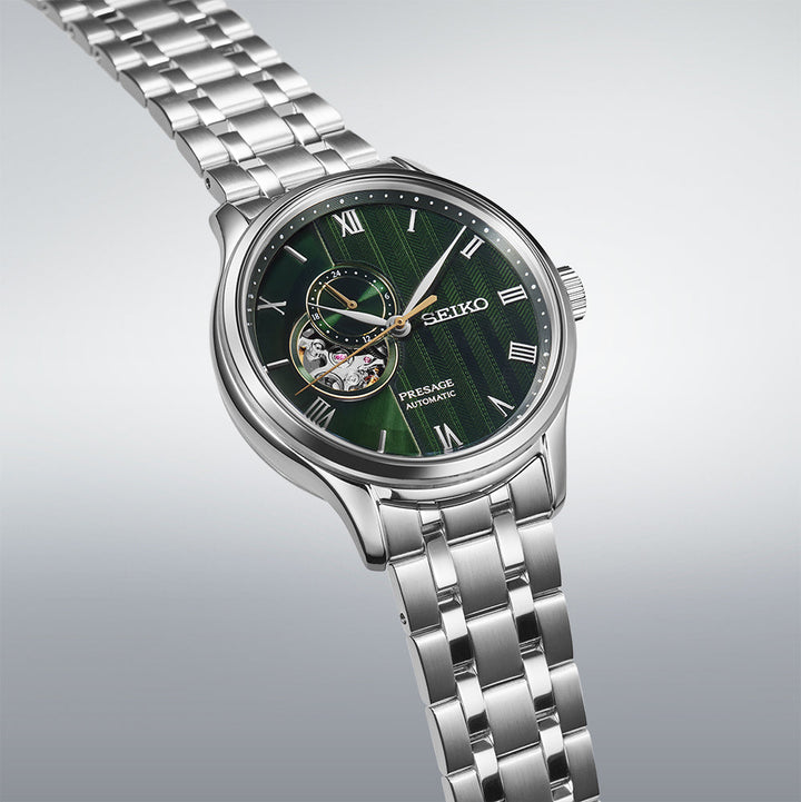 Seiko Presage ‘Japanese Zen Gardens’ in Fern green