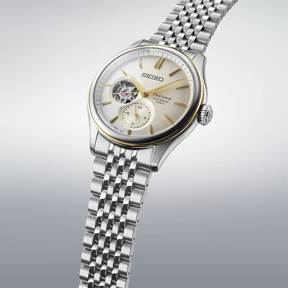 Seiko Presage Classic Series in Delicate Cream Silk