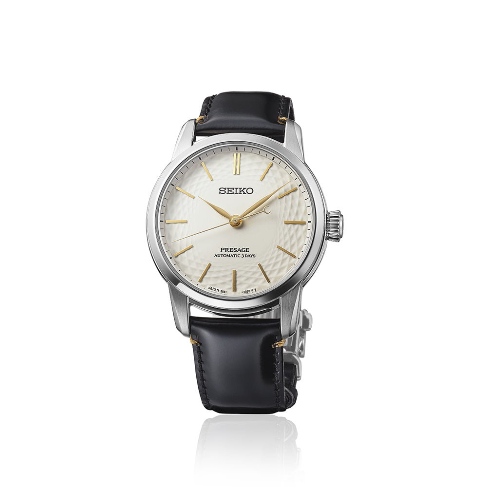 Seiko Presage Unglazed Arita Porcelain Mens Watch SPB497J1