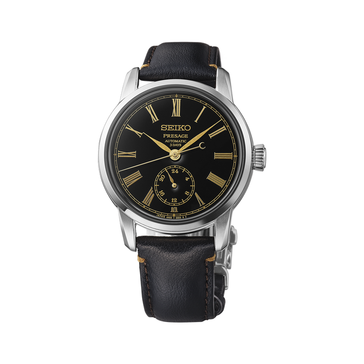 Seiko Presage Classic Series in Urushi Black with Roman Numerals - SPB499J1
