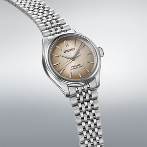 Side angle view of Seiko Presage Classic Series Fushi-Iro 36mm Mens Watch SPB523J1