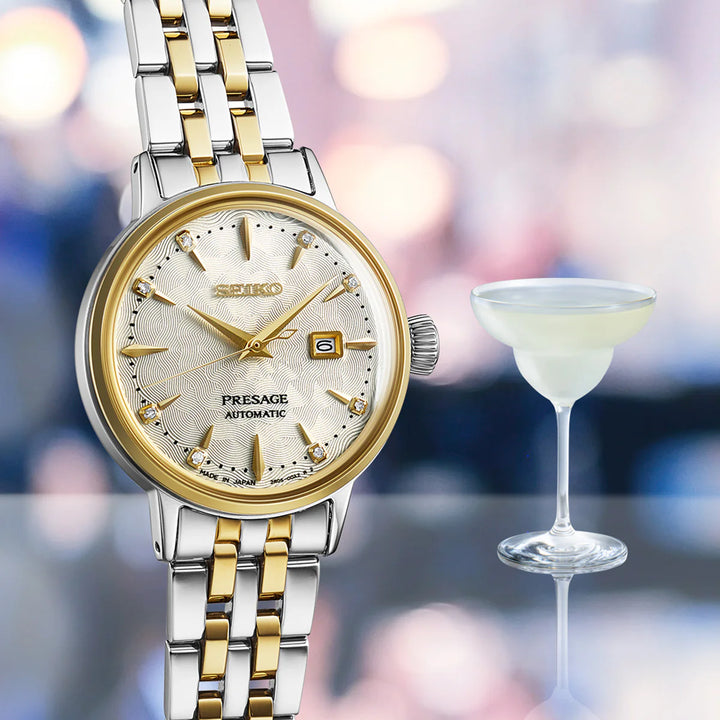 Presage Cocktail Time ‘White Lady’ Diamond Twist
