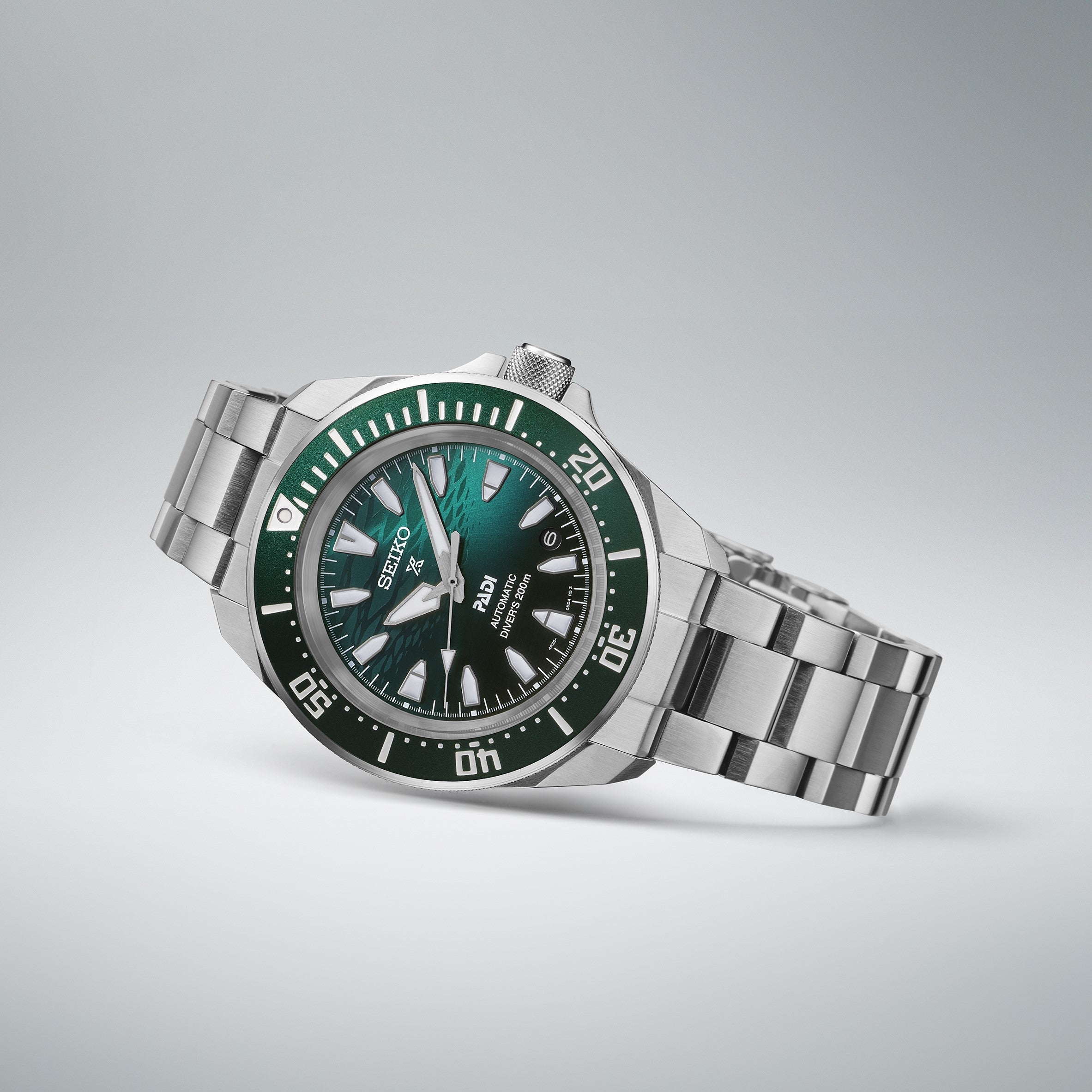 Slide view of Seiko Prospex PADI 60th Anniversary 4R Compact Mechanical Diver’s Watch SRPL53K1