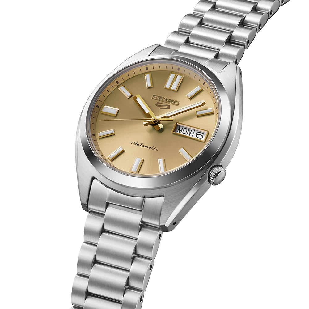 Seiko 5 Sports SNXS Vintage Gold Collection – in ‘Gold Cufflinks’ - SRPL59K1