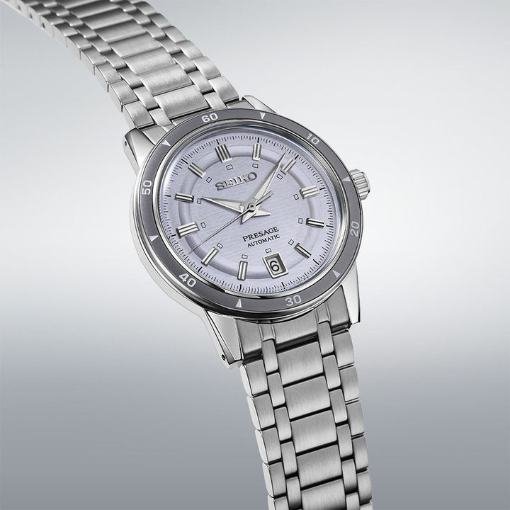 Seiko Presage SRPL73J1 - Style 60s Violet Dial Automatic Watch