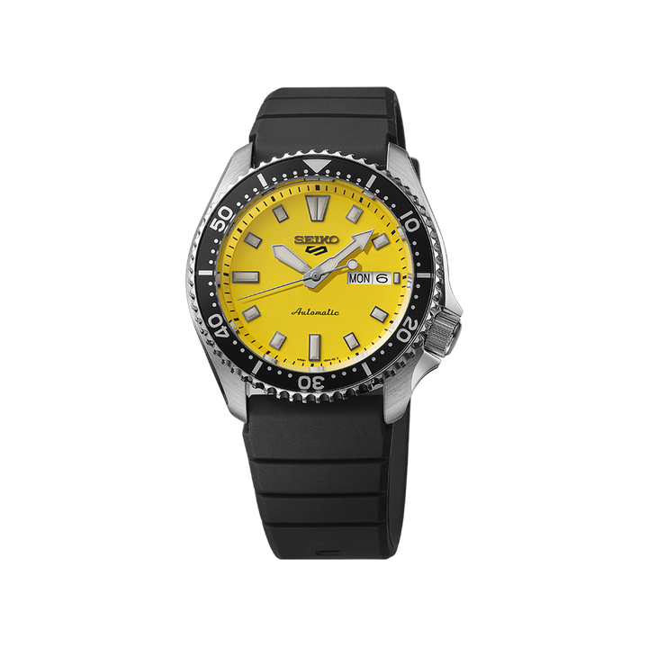 Seiko 5 Sports SKX Redux in Ki-iro Yellow - SRPL87K1