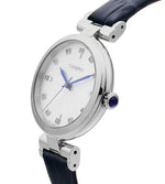 Dress Women Quartz White Dial Analog Leather Watch SRZ545P1