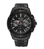 Coutura Men Quartz Black Dial Chronograph Stainless Steel Watch SSB443P1