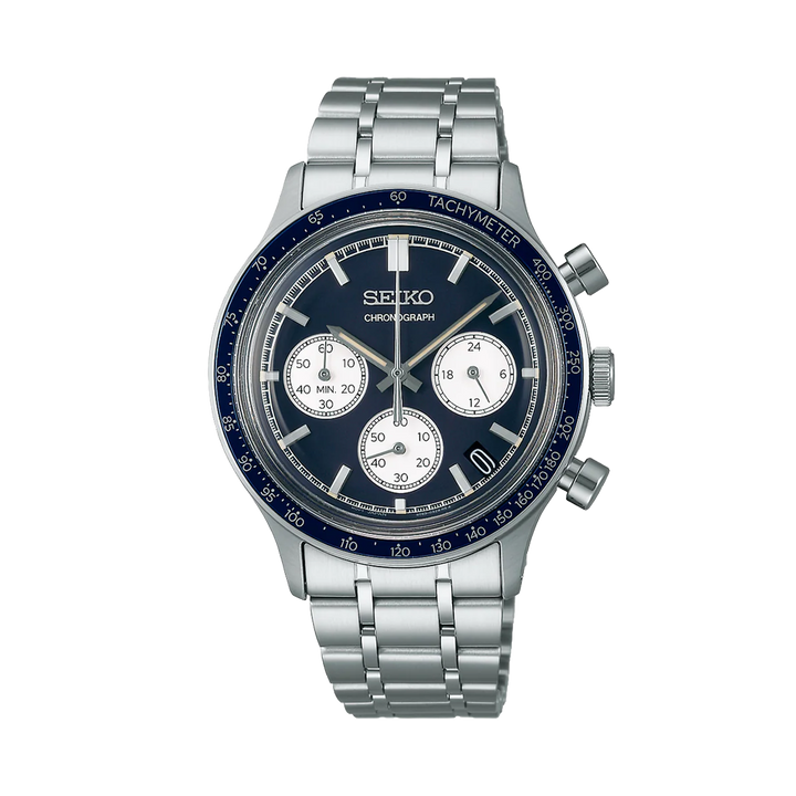 Men’s Quartz Chronograph Watch in Blue - SSB477P1