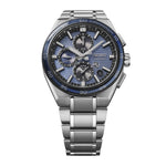Astron GPS Solar Dual-Time Chronograph in Slate Blue - SSH175J1