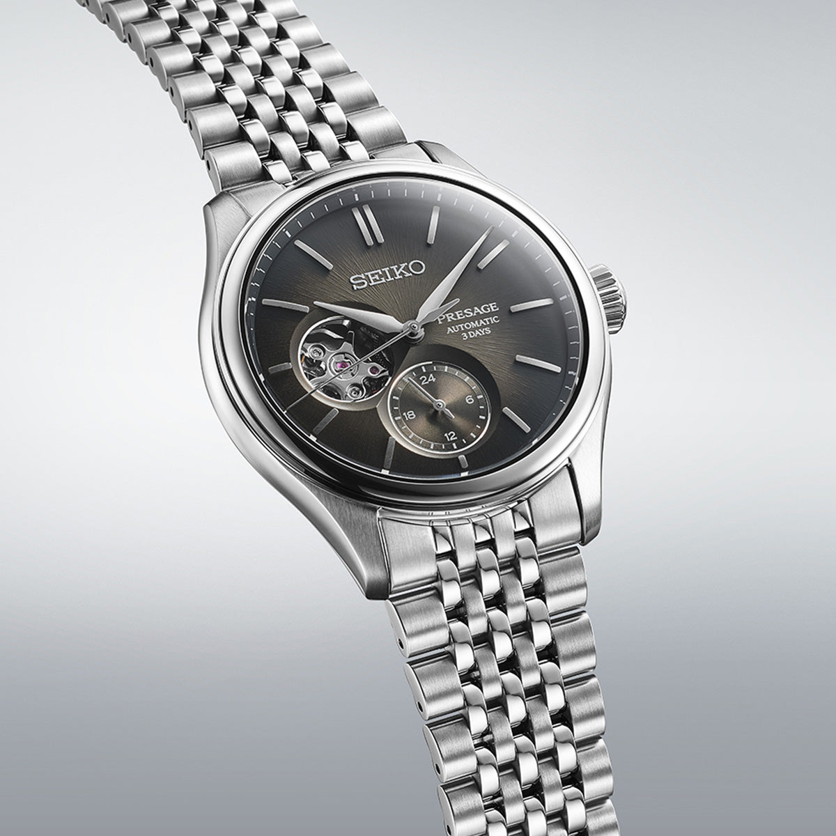 Seiko Presage Classic Series ‘Sumi-iro’ Open heart