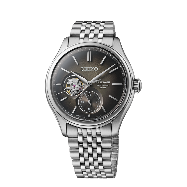 Seiko Presage Classic Series ‘Sumi-iro’ Open heart