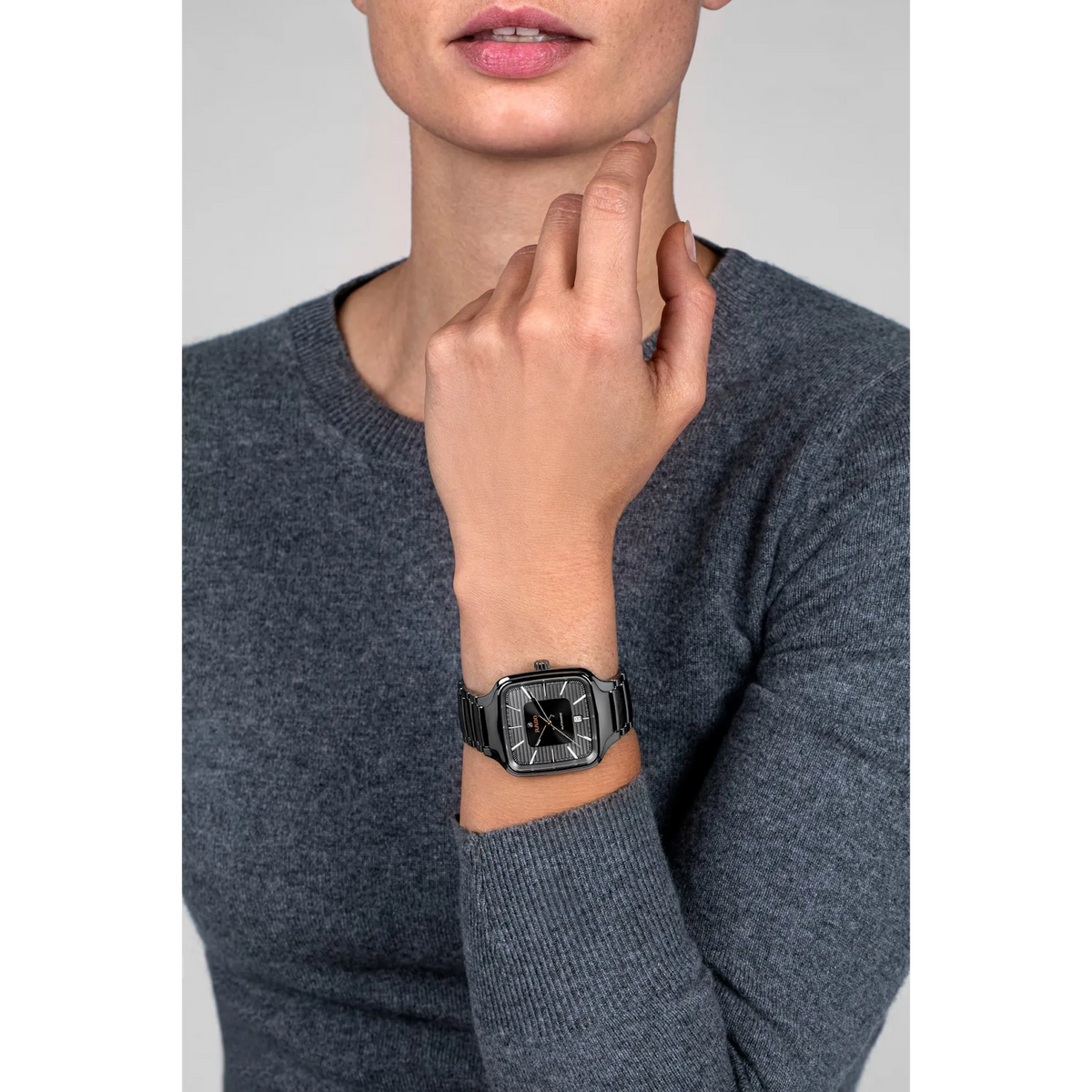 Rado True Square Plasma High-Tech Ceramic & Titanium for Unisex R27077102