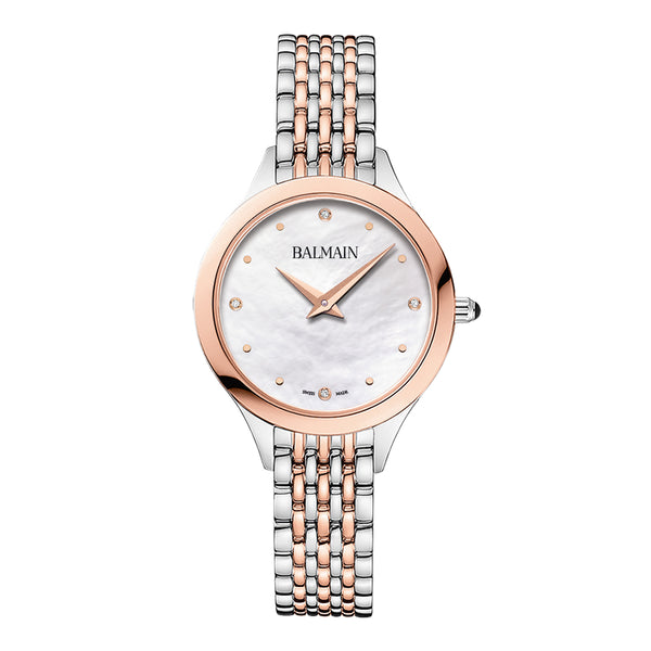 Balmain Women Ii mini Round White Watches