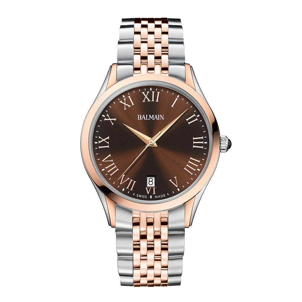 Balmain Men Gent Round Brown Watches