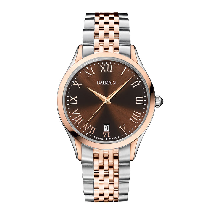 Balmain Men Gent Round Brown Watches