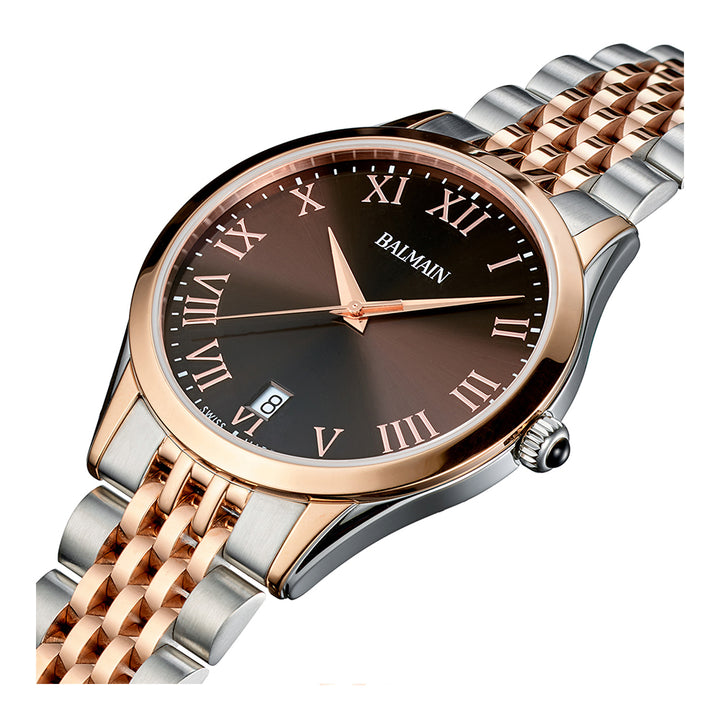 Balmain Men Gent Round Brown Watches