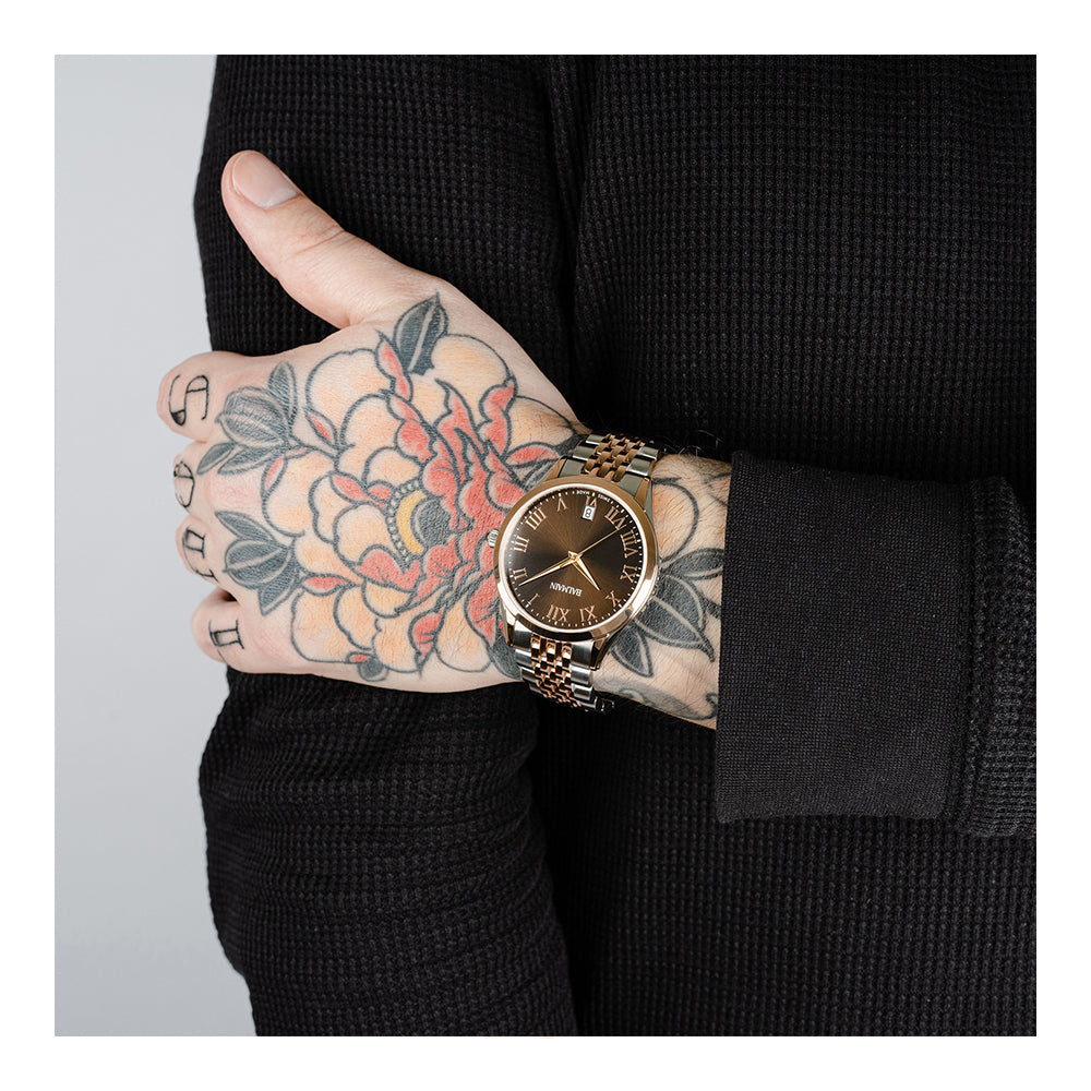 Balmain Men Gent Round Brown Watches