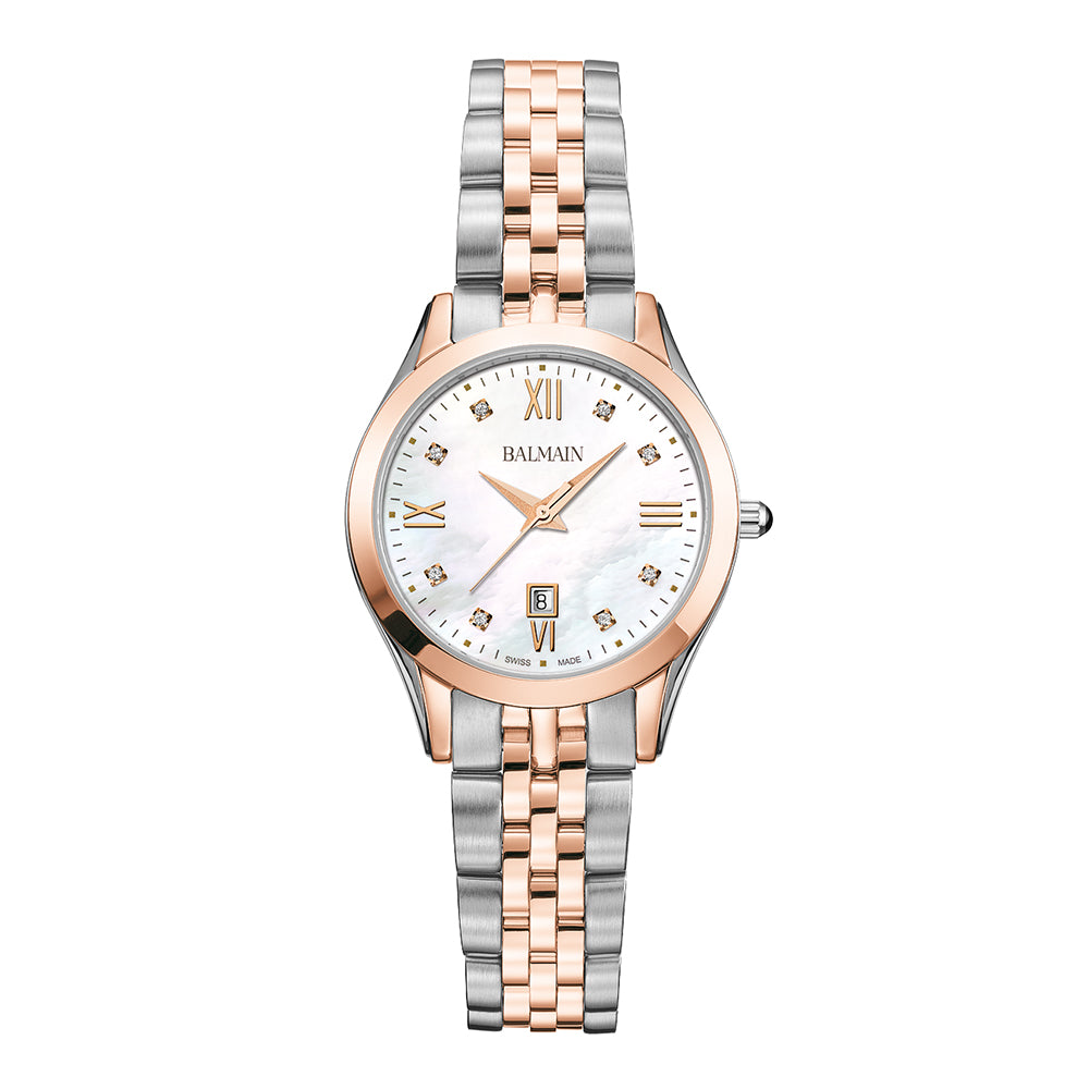 Balmain Women Lady Round White Watches