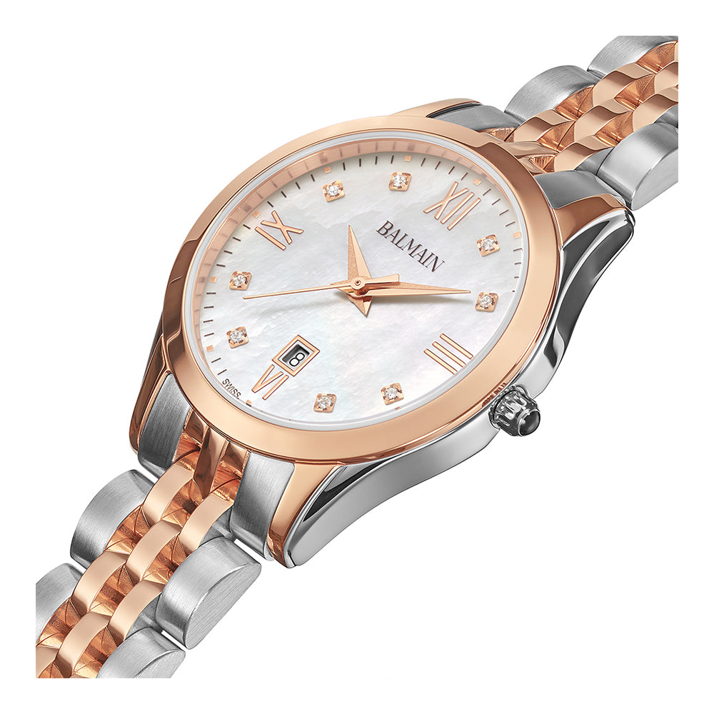 Balmain Women Lady Round White Watches