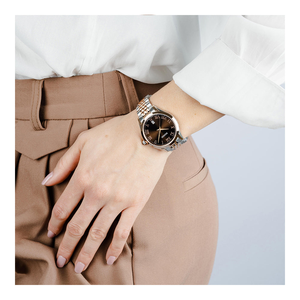 Balmain Women Lady Round Brown Watches