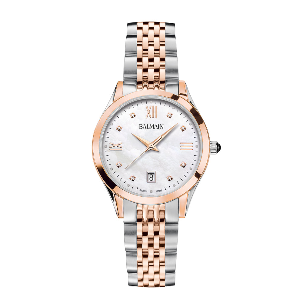 Balmain Women Lady Round White Watches